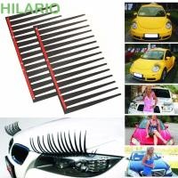 ราคา Hilario ไฟหน้าตกแต่งรถอุปกรณ์เสริมสีดําขนตาปลอม Decal Auto Decal สติกเกอร์ภายนอกรถยนต์ Eye Lash สติกเกอร์ (29278261913)