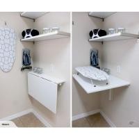 ราคา IKEA NORBO NORBERG โต๊ะพับยึดผนัง ชั้นวางของ พับได้ (6436830690)