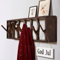 ราคา ราวแขวนเสื้อ ที่แขวนเสื้อโค้ท ที่แขวนกระเป๋า ที่แขวนหมวก ที่แขวนตกแต่งร้านเสื้อผ้า ราวแขวนเอนกประสงค์ ทำจากไม้ธรรมชาติ (5438571445)