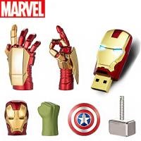 ราคา Marvel Iron Man กัปตันอเมริกา USB แฟลชไดรฟ์ 128GB 64GB 32GB 16GB 8GB USB ปากกาสําหรับ Android/แท็บเล็ต/PC USB 2.0 Pendrive (42865528476)