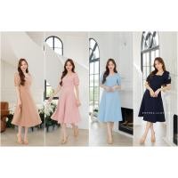 ราคา ESFERA-DR25-07 Chloe Basic Dressเดรสน่ารักใส่ง่ายๆได้ทุกโอกาส (25343490310)