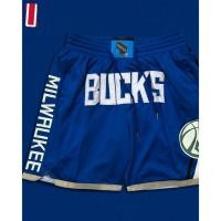 ราคา กางเกง BUCKS JUSTDON กางเกงบาส ขาสั้น แฟชั่น NBA Basketball 172 (28538511965)