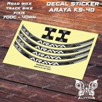 ราคา รูปลอกขอบ Araya Ks-40 Fixed Gear Road Bike Fixie Track BIke สติกเกอร์ Araya Ks 40 (15857980333)