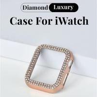 ราคา เคสนาฬิกาข้อมือ แบบแข็ง กันกระแทก ประดับเพชร สองแถว หรูหรา สําหรับ Apple Watch S9 8 7 6 5 4 3 2 1 SE2 ULTRA iWatch 49 มม. 45 44 42 41 40 38 (25915472597)