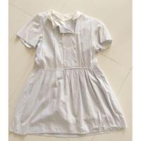 ราคา ชุดคลุมท้อง มือสอง สไตล์วินเทจสีฟ้าอ่อน กระดุมติดได้ทุกเม็ด สภาพ 70% (2411025242)