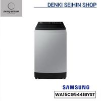 ราคา Samsung เครื่องซักผ้าฝาบน 15 กิโล WA15CG5441BYST พร้อมด้วย Ecobubble™ และเทคโนโลยี Digital Inverter, 15 กก. (24671296644)