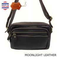 ราคา กระเป๋าสะพายข้าง รุ่น Touring-II ทำจากหนังวัวแท้ สีน้ำตาลเข้ม ฟอกนิ่ม แข็งแรงทนทาน ช่องใส่ของหลายช่อง สายปรับความยาวได้ (22548307078)