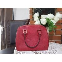 ราคา Louis Vuitton Epi Leather sablon Satchel หลุยส์มือสองของแท้100% (9515825020)