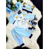 ราคา Enfant S.60 เซตลายแมวฟ้า✴ลายในช๊อป (7042842344)