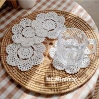 ราคา NCMinimal NCC1003S-A1 #20 Crochet Coaster 5" พร้อมส่ง ผ้ารองแก้ว ถักโครเชต์ ขนาด 5 นิ้ว สีขาวหม่น นุ่ม ไม่กระด้างมือ (11689439012)