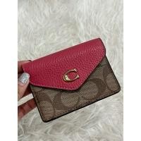 ราคา coach card wallet กระเป๋าตังค์ใบเล็กโค้ช ของแท้100% (25640553731)