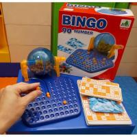 ราคา Bingo Lotto (90-ball-bingo)-เกมบิงโกพร้อมตัวหมุน-ของเล่นผ่อนคลายสมอง (382693646)