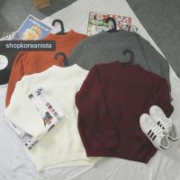 ราคา 2 ตัวลดเหลือ 450! เสื้อไหมพรม สเวตเตอร์คอเต่า สไตล์เกาหลี ส่งฟรี EMS (621058919)