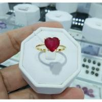 ราคา แหวนทองแท้ พลอยทับทิมหัวใจ พลอยแท้ค่ะ (28264456344)