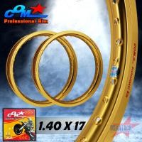 ราคา วงล้อลูมิเนียม ล้อคอม COM 1.40 X 17 ขอบเรียบ กล่องเหลือง ล้อคอมโปร COM PROFESSIONAL RIM ของแท้ 100% ล้อขอบ17 ขนาด 1.40 (29980290633)