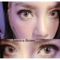 ราคา คอนแทคเลนส์ Kitty kawaii รุ่น Solotica Brown (7736817306)