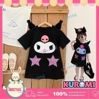 ราคา Sanrio Kuromi ชุดเดรสเจ้าหญิง แขนสั้น ลายการ์ตูนตลก สีดํา แฟชั่นฤดูร้อน สําหรับเด็กผู้หญิง (24972058735)