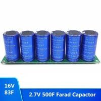 ราคา 6 ชิ้น/เซ็ต 2.7V 500F Farad Capacitor Super Capacitor 16V 83F ยานยนต์ Super Farad Capacitor โมดูลป้องกัน (28100087906)