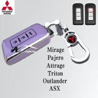 ราคา Mitsubishi Mirage/Pajero/Attrage/Triton/Outlander/ASX เคสกุญแจ Mitsubishi ปลอกกุญแจรถ เคสกุญแจรีโมท (42252144994)