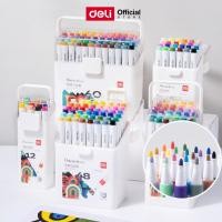 ราคา Deli ชุดปากกาสีอะคริลิค รุ่น HM118 ชุด 12/24/36/48/60 สี Acrylic Color จำหน่าย 1 ชุด (43563792973)