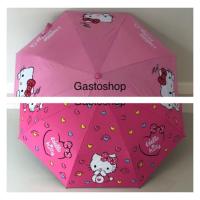 ราคา Hello Kitty ร่มพับ 3 ตอน หัวคิตตี้ กัน UV แท้ ...!!! (5538399161)