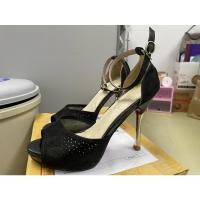 ราคา รองเท้าส้นสูงสีดำมือสอง สูง 4 นิ้ว เสริมหน้า 1 นิ้ว (20442862313)