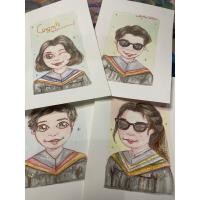 ราคา รับวาดภาพการ์ตูน สีใส่กากเพชรขนาด A6 (25642295641)