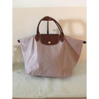 ราคา Longchamp sizeL #กระเป๋าถือ#หูสั้น สีชมพู หูจับซิป black cromuim สภาพใหม่ 98% (22702907437)