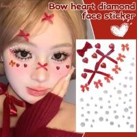 ราคา [BZ] สติ๊กเกอร์ติดหน้ามีกาวในตัว | เพชรส่องแสงพร้อมผีเสื้อ โบว์ และหัวใจสำหรับงานปาร์ตี้ อุปกรณ์คอสเพลย์ และฮาโลวีน (24195795951)