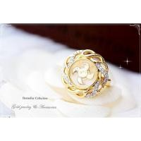 ราคา แหวนกังหันแชกงหมิวประดับเพชร CZ แท้ กังหันนำโชค (2717133988)