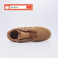 ราคา nike Nike Air Force 1 '07 WB ผ้าใบสีน้ำตาลของแท้ 100% สำหรับผู้หญิงและผู้ชาย leisure and ea รองเท้ (25608321011)