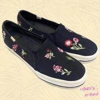 ราคา Preloved Keds x Kate Spade Triple Decker ปักใบบน (18677423880)