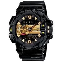 ราคา ของแท้ 100% Casio G-Shock นาฬิกาข้อมือผู้ชาย สายเรซิ่น รุ่น G'MIX GBA-400-1A9 - สีดำ/ทอง (26617733272)