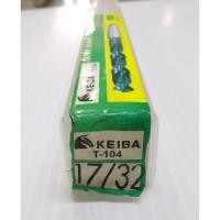 ราคา KEIBA​ KE-2513002 ดอกสว่านเจาะเหล็ก​ HSS​ ก้านเตเปอร์​ 17/32" ดอกสว่าน17/32" ก้านเตเปอร์ (13152991958)