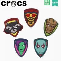 ราคา Crocs Hole รองเท้าอุปกรณ์เสริมรองเท้าดอกไม้ crocs diy ตกแต่งที่ถอดออกได้การ์ตูนน่ารัก Galaxy Guard รองเท้าหัวเข็มขัด Zhibixing JIBBITZ กระเป๋าชายหาด Marvel DC Series (28654576996)