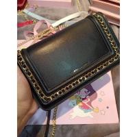 ราคา กระเป๋าสะพายข้าง CK กระเป๋าสะพายข้างหน้าโซ่ สายโซ่อะไหล่ทอง หนัง PU (20749569230)