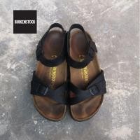 ราคา รองเท้า​ Birkenstock​ Rio Black​ Sandal​ ของแท้​ มือสอง​ (10002932558)