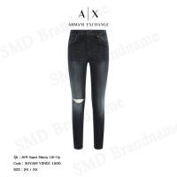 ราคา Armani Exchange กางเกงยีนส์ รุ่น J69 Super Skinny Lift-Up Code: 3HYJ69 Y2NDZ 1500 (43703423447)