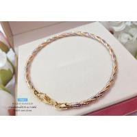 ราคา กำไลข้อมือ92.5% ชุบ 3 กษัตริย์ ลาย Omega 3 เกลียวตัดลาย (งานอิตาลี) (9210974138)