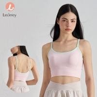 ราคา Leorrey-เสื้อกล้ามออกกำลังกายโยคะ บราดันทรงสปอร์ต เสื้อครอปออกกำลังกาย (40761168757)