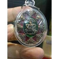 ราคา จตุคามรามเทพ รุ่นปาฎิหาริย์ เหนือดวง วัดพุทไธศวรรย์ No.3️⃣0️⃣3️⃣ เนื้อมหาชนวนลงยาเขียว (22657078371)