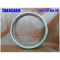ราคา "TAKASAGO" "CHROME" WHEEL RIM size 1.60x18 (DOT 36) // วงล้อ TAKASAGO ขนาด 1.60x18 dot 36 รู (1 วง) (17478391085)