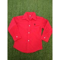 ราคา เสื้อเชิ๊ตคอปกแขนยาวสีแดง (8304497369)