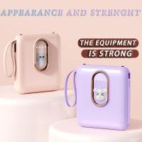 ราคา Power Bank 3000mAh อันเล็กพกพกง่าย มีสายชาร์จในตัว ใช้ได้ทั้ง ios/android (29178802910)