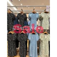 ราคา GIRLS UNIQLO Panel ชุดเดรสเรยอนพิมพ์ลายดอกไม้ (17886183858)