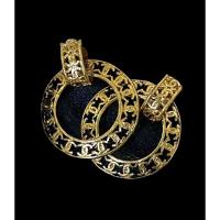 ราคา Chanel vintage hoop earrings (17519527724)
