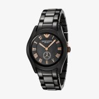 ราคา Emporio Armani นาฬิกาข้อมือผู้หญิง Small Ceramic Black Dial Black รุ่น AR1412 (5335947621)