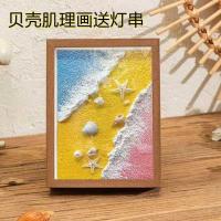 ราคา กรอบรูปเปลือกหอยธรรมชาติ มือทำตกแต่งสามมิติ ของขวัญวันเกิดสำหรับแฟน (40766517036)