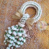 ราคา พวงมาลัยไหมพรม พวงมาลัยถักโครเชต์พร้อมส่ง (2882192395)