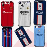 ราคา เคสโทรศัพท์มือถือ ซิลิโคนนิ่ม tpu ลายทีมฟุตบอล jersey สีดํา สําหรับ iphone 13 mini 13 Pro Max (19154948199)